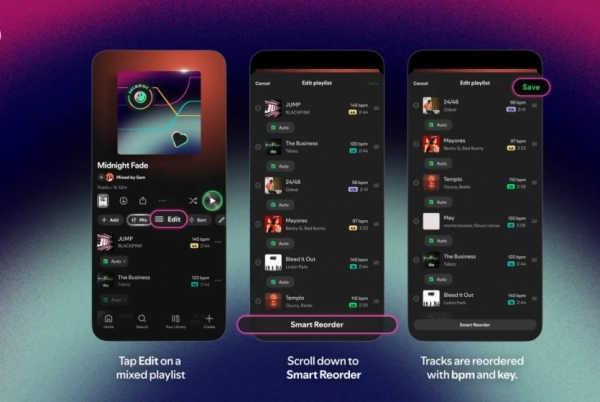Spotify Smart Reorder перетворює плейлисти на DJ-сети 2 Spotify Smart Reorder перетворює плейлисти на DJ-сети 2