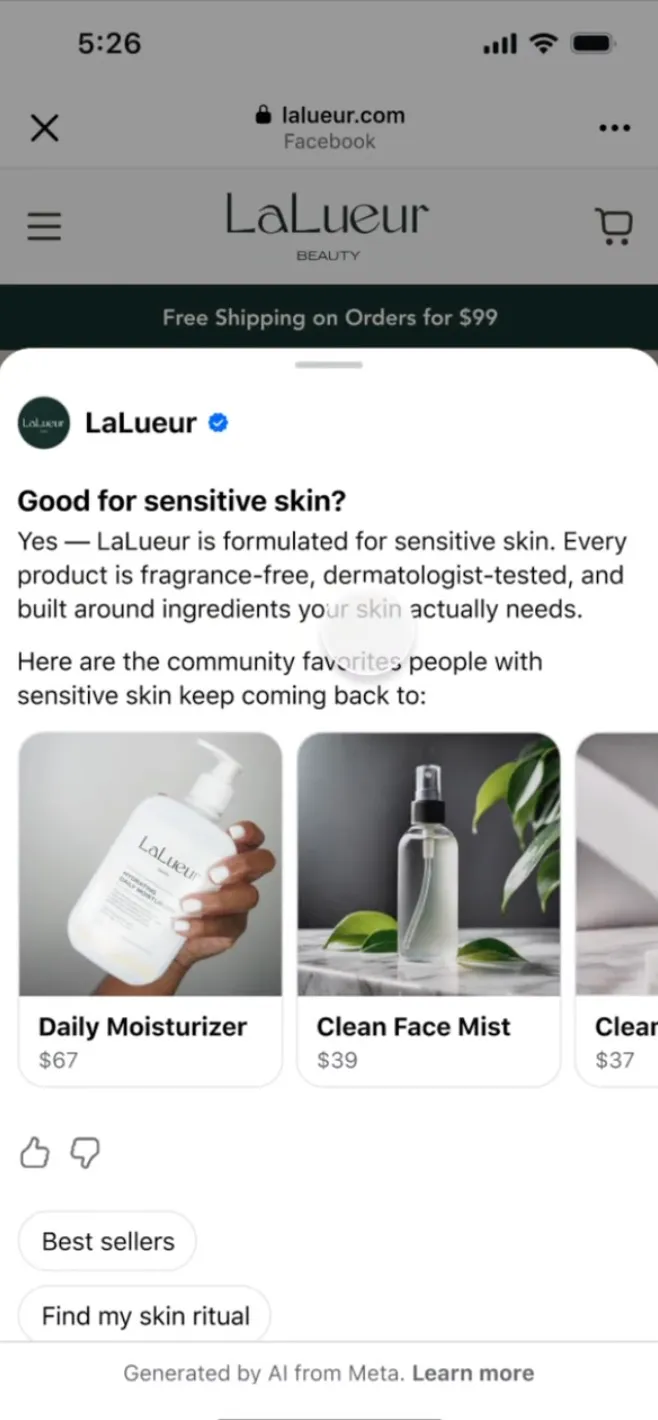 Meta залучає ШІ для полегшення шопінгу в Instagram та Facebook 3