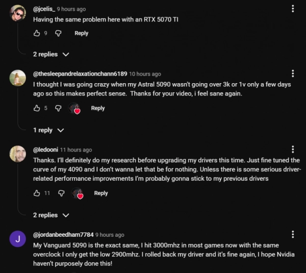 NVIDIA: новий драйвер обмежує продуктивність RTX 50, користувачі скаржаться 2