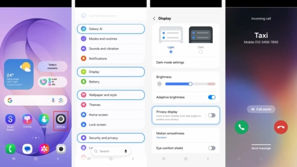 Galaxy S26 Simulator перетворює iPhone та Android на Samsung з Private Display 1