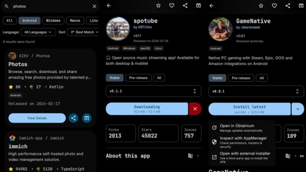 GitHub як магазин додатків: новий open-source застосунок для Android і Windows 1