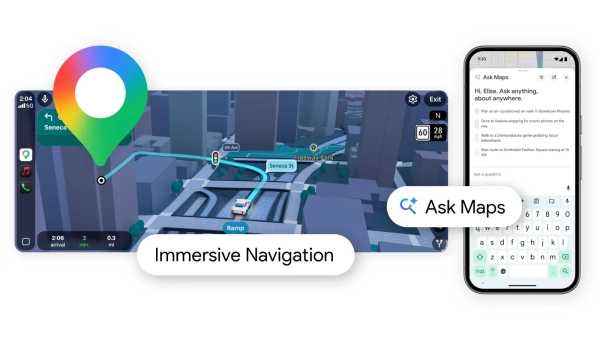 Google Maps: 3D-навігація для водіїв та чатбот Gemini 2