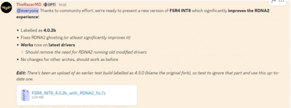 Optiscaler покращує FSR 4 на старих відеокартах AMD 2 Optiscaler покращує FSR 4 на старих відеокартах AMD 2