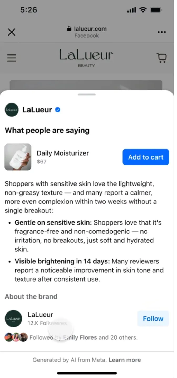 Meta залучає ШІ для полегшення шопінгу в Instagram та Facebook 2