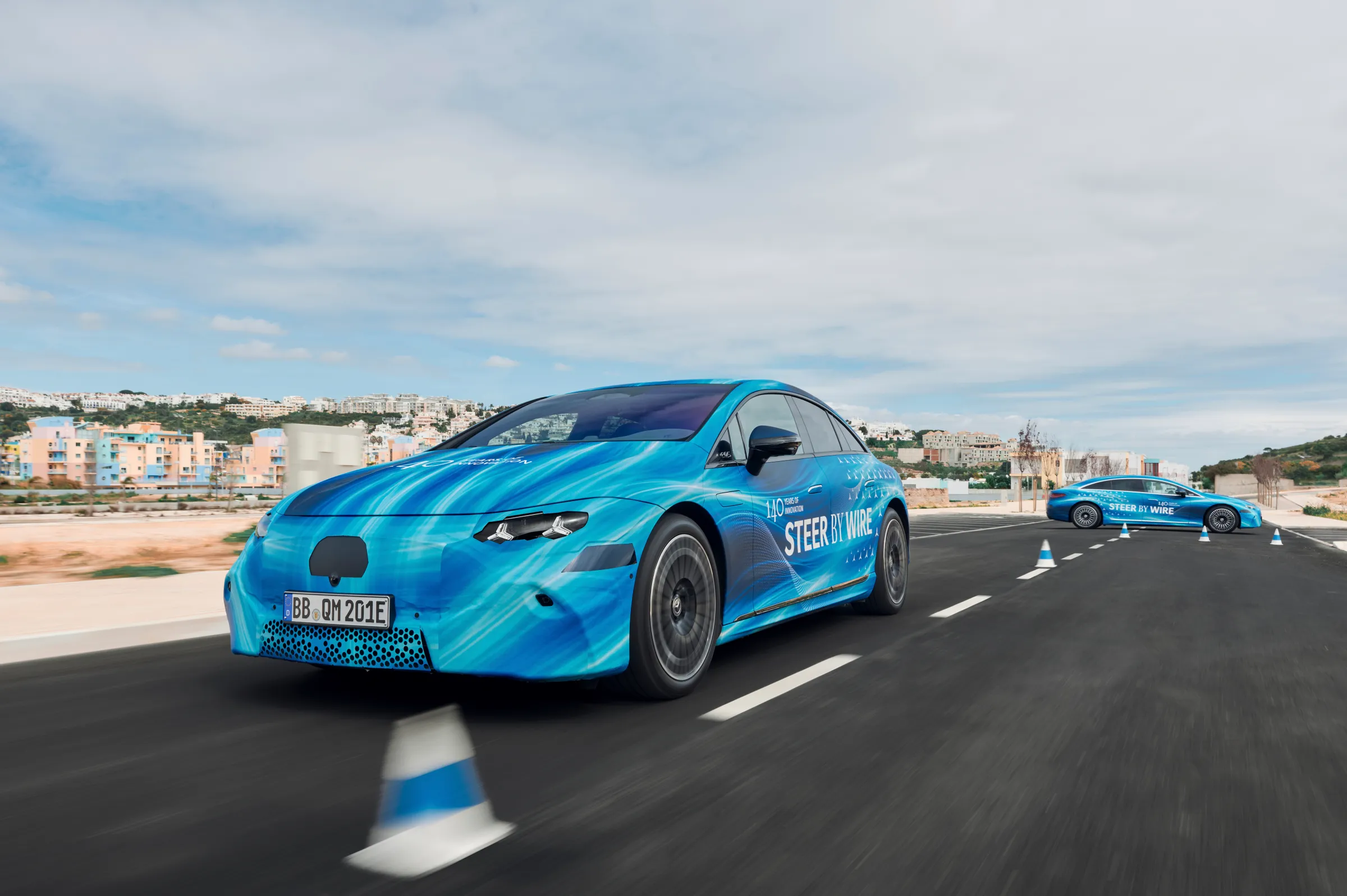 Mercedes EQS отримує рульове керування дротом та штурвал замість керма 2