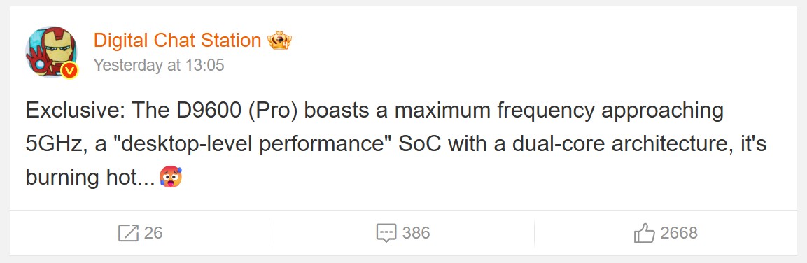 Dimensity 9600 Pro: Десктопна міць на смартфоні з новою архітектурою та частотою 5 ГГц – ціна вражає 2