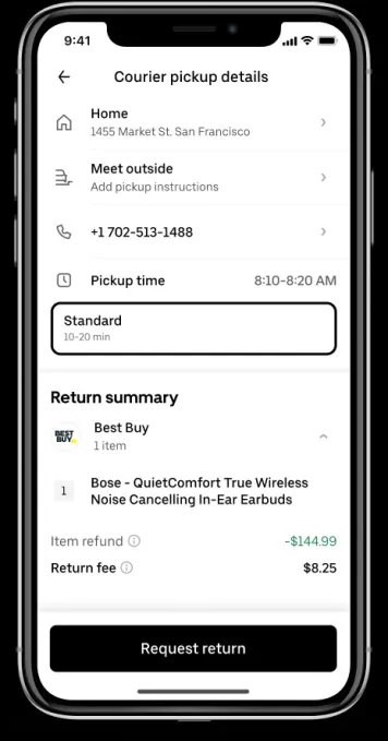 Uber забере ваші повернення просто з вашого порогу 2