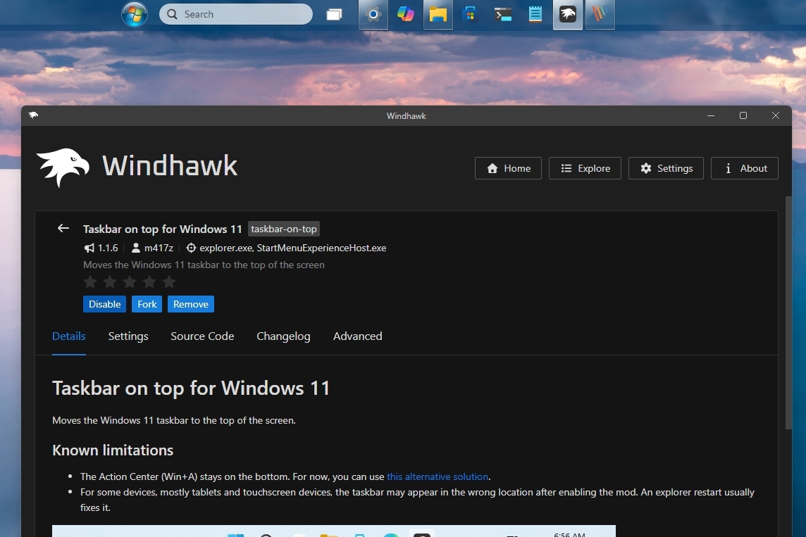 7 хитрощів Windhawk: як я перетворив робочий стіл Windows 11, відкинувши сумніви 5 7 хитрощів Windhawk: як я перетворив робочий стіл Windows 11, відкинувши сумніви 5