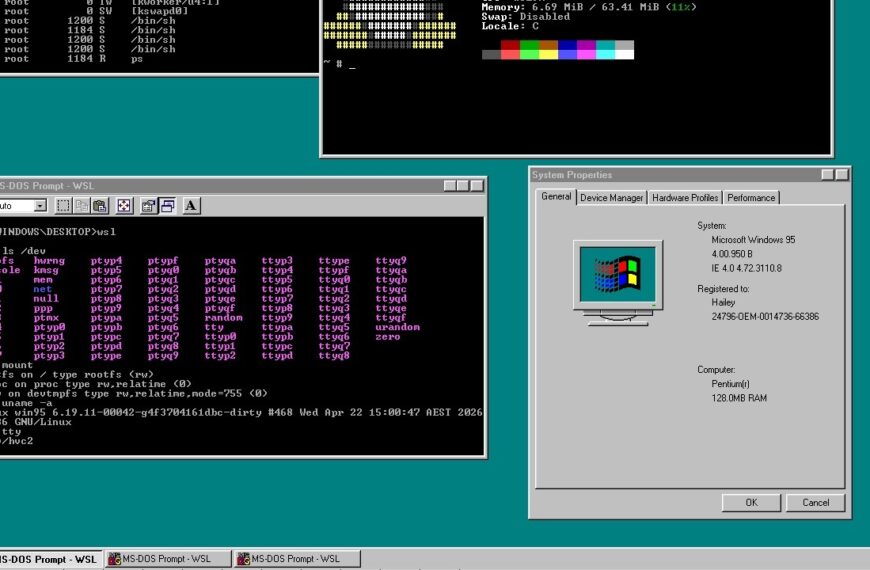 Запускайте Linux на Windows 95 без віртуалізації: інноваційний інструмент вже тут