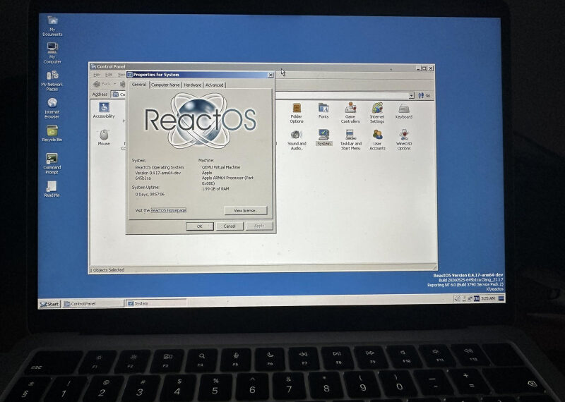 Головна 42 ReactOS втілює Windows NT: тепер застосунок працює на Arm-процесорах