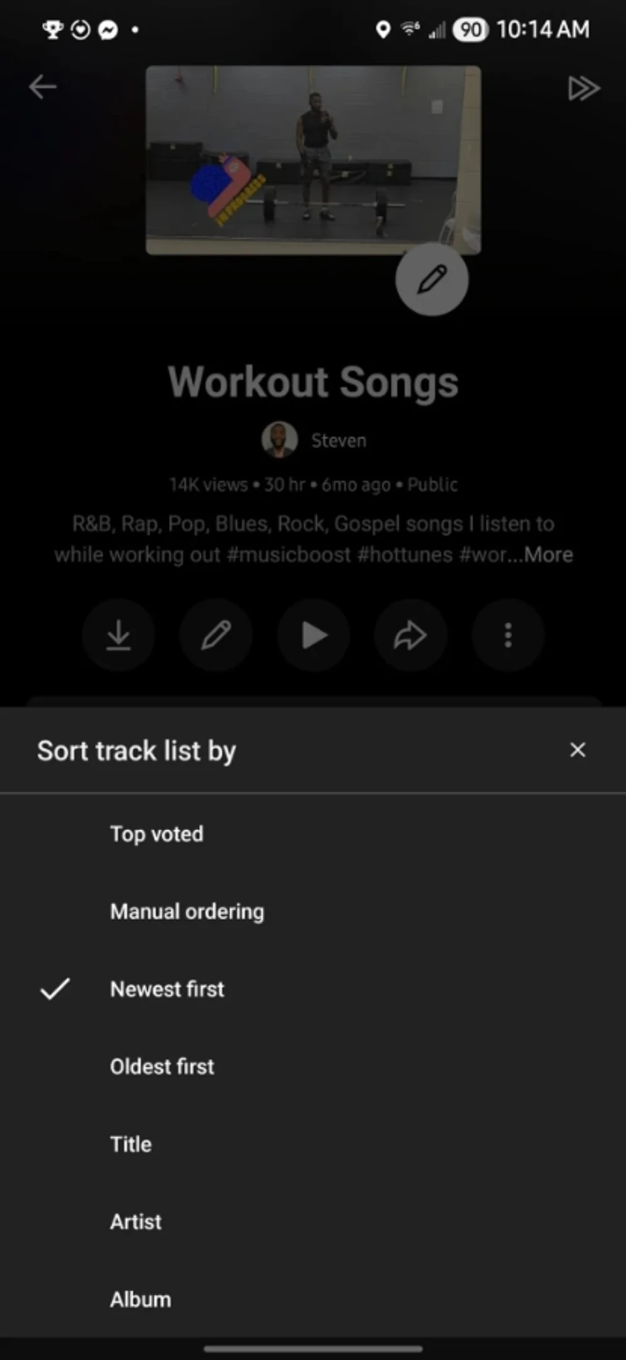 YouTube Music: нарешті отримає сортування плейлистів 2