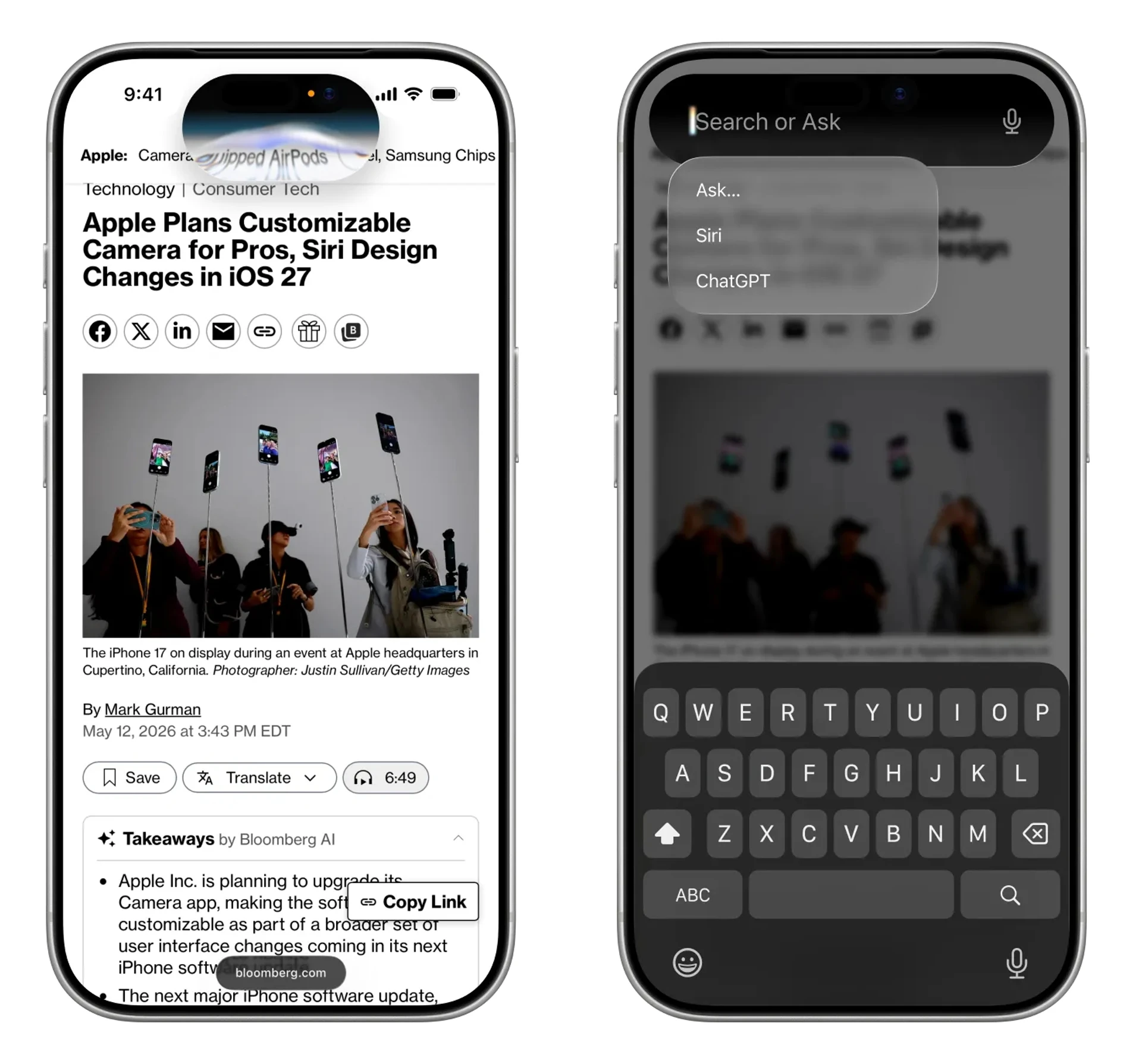 iOS 27: Siri отримала новий дизайн та ШІ-функції 2