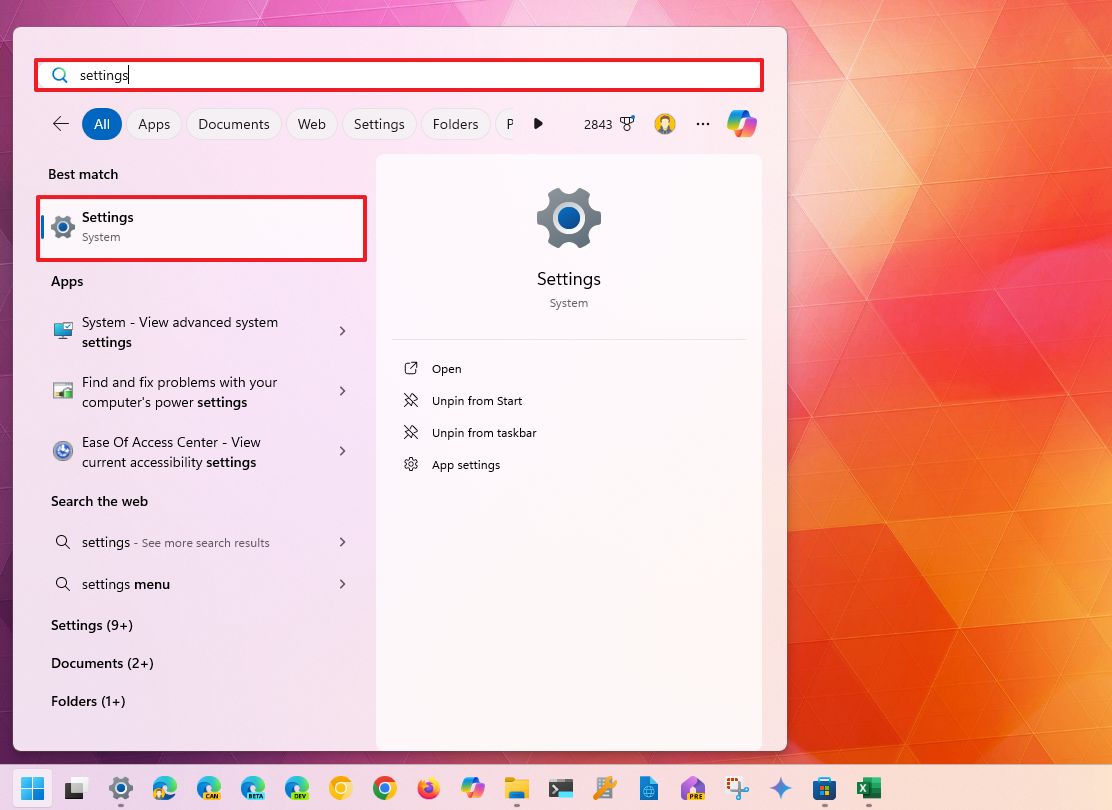 Як відкрити застосунок "Параметри" у Windows 11: Швидкий посібник 2