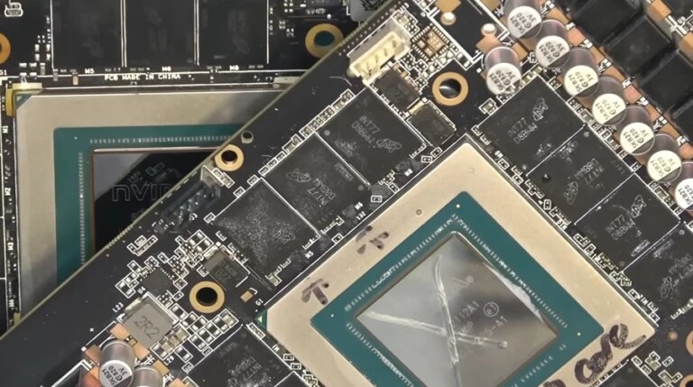 RTX 4090: майстер виявив ідеальну підробку зі зміненим маркуванням та ультразвуковим очищенням 68 RTX 4090: майстер виявив ідеальну підробку зі зміненим маркуванням та ультразвуковим очищенням 68