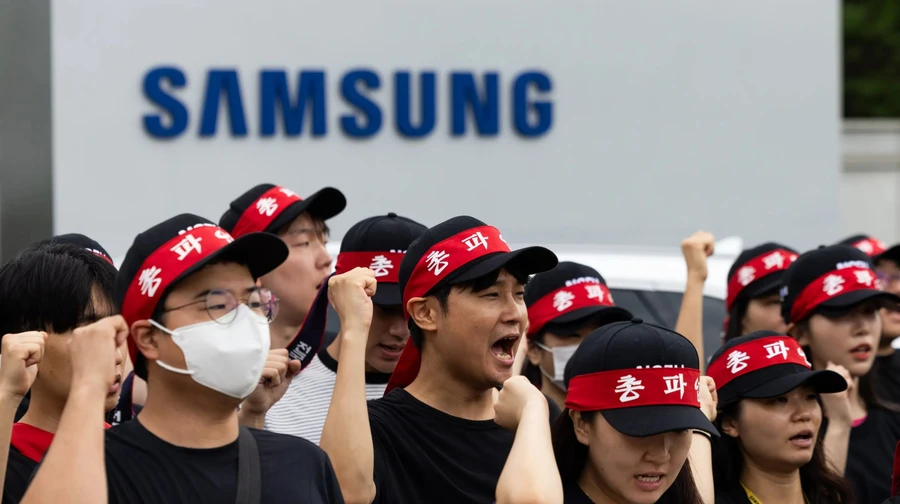 Samsung: 45 тисяч працівників готуються до найбільшого страйку в історії виробництва чипів 1