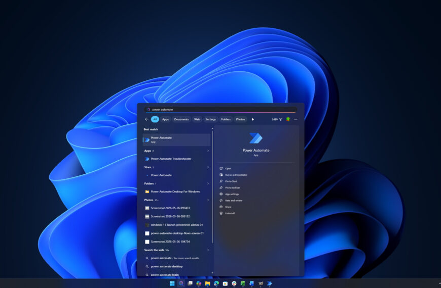 Автоматизуйте рутинні завдання: опануйте Power Automate Desktop на Windows 11 Pro