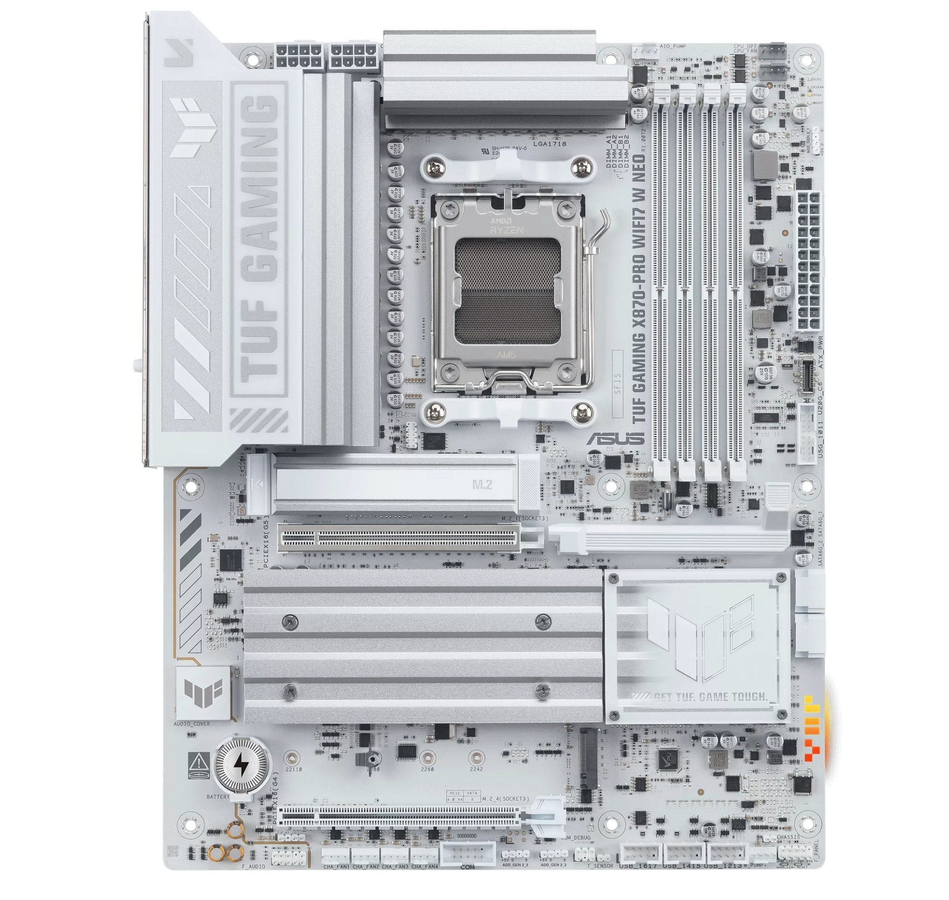 ASUS TUF GAMING X870-PRO WIFI7 W NEO: неокласицизм AM5 з вражаючим оглядом 9