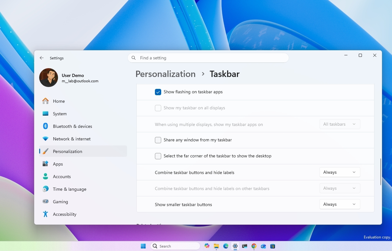 Windows 11 повертає налаштування панелі завдань: чи справді це класичний досвід Windows 10? 5