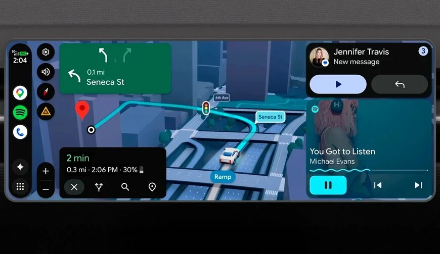 Android Auto: найбільше оновлення за 10 років додає віджети, ШІ та YouTube