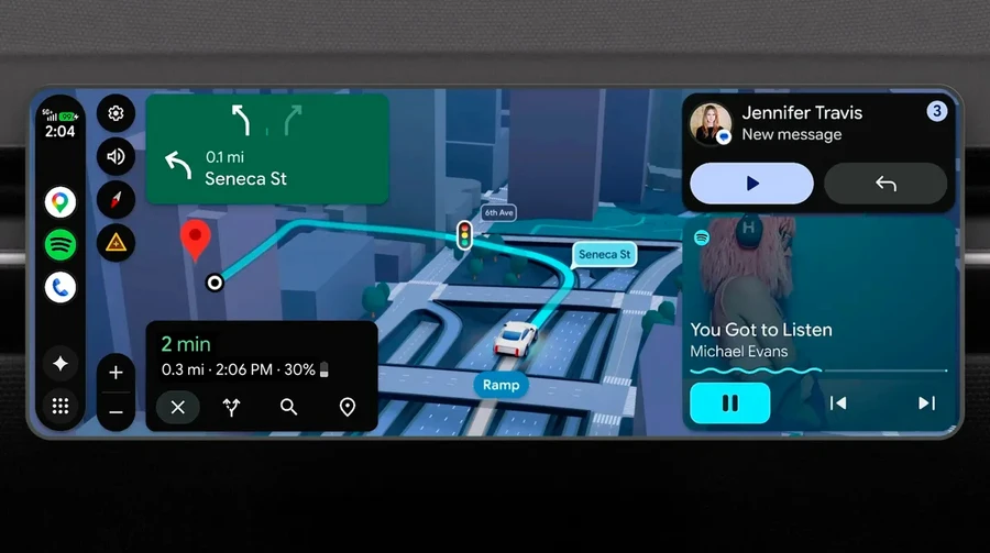 Android Auto: найбільше оновлення за 10 років додає віджети, ШІ та YouTube 1