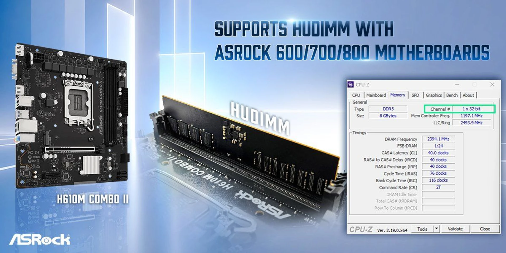 ASRock та ASUS готують DDR5 HUDIMM для ПК 3