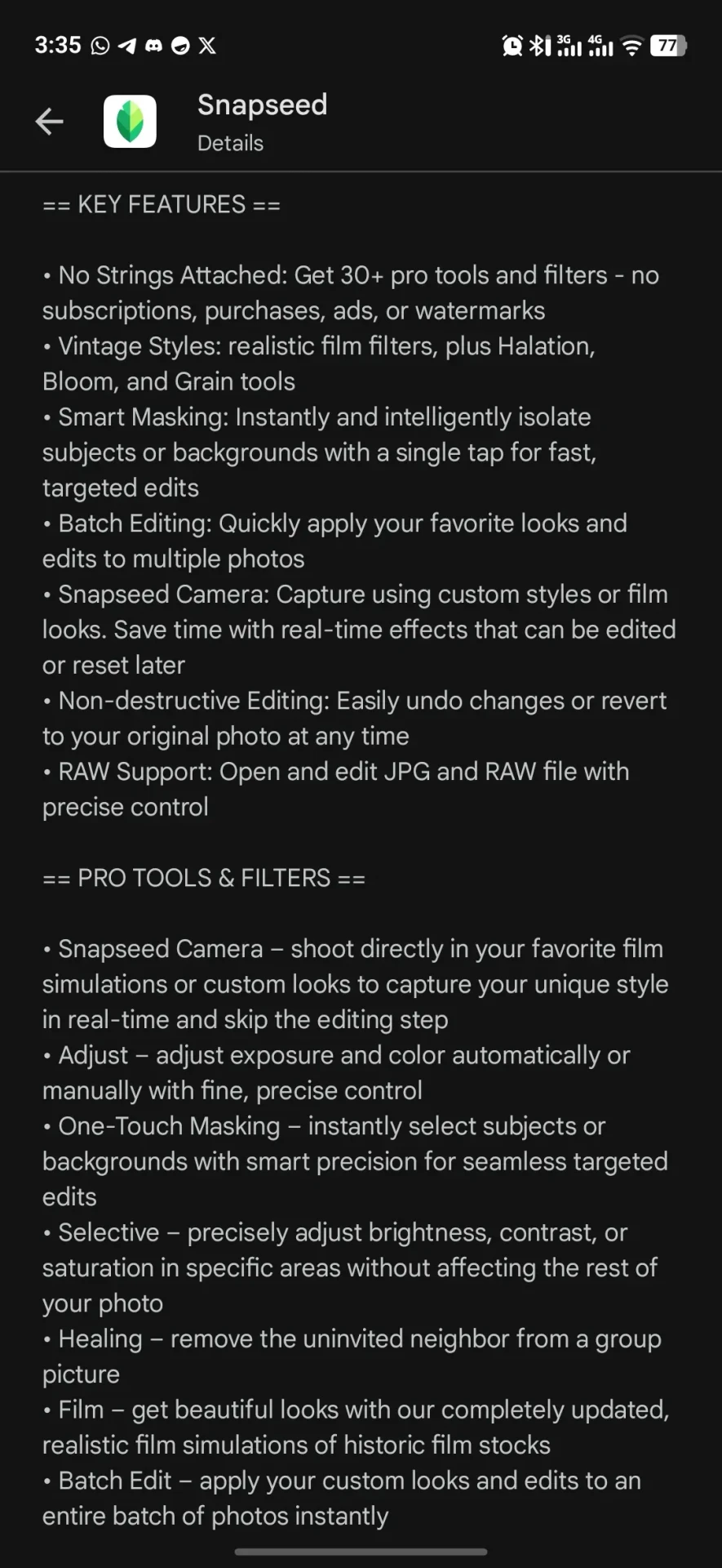 Snapseed 4.0: Google випустив найбільше оновлення фоторедактора за 2 роки 2