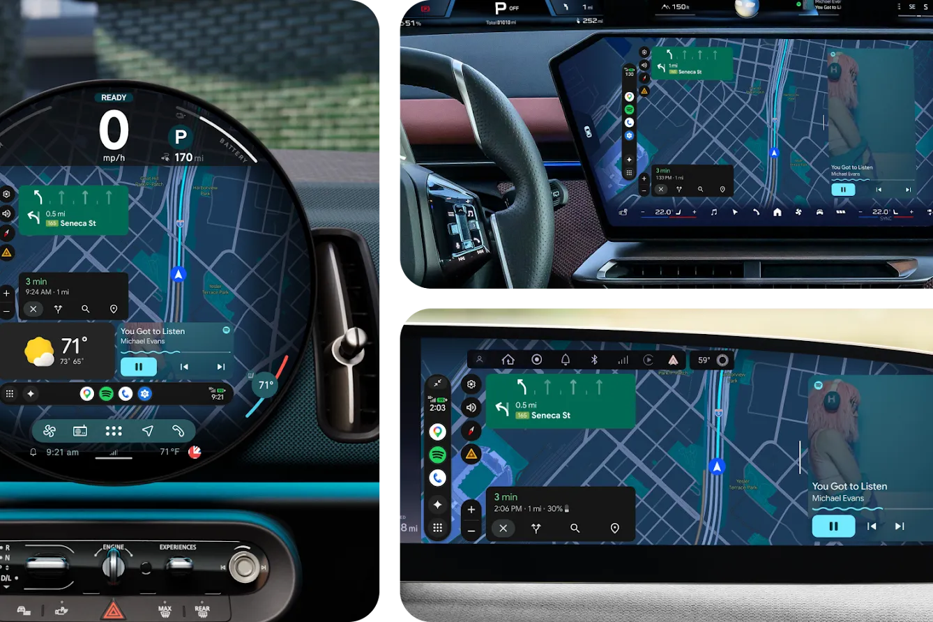 Android Auto адаптує розміри екрана під будь-який автомобіль 1