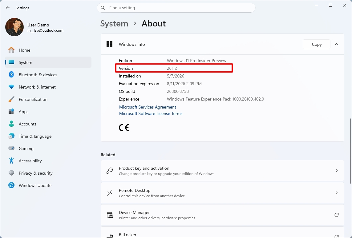 Windows 11: 9 інновацій вже доступні для тестування в Insider Preview 26H2 2 Windows 11: 9 інновацій вже доступні для тестування в Insider Preview 26H2 2