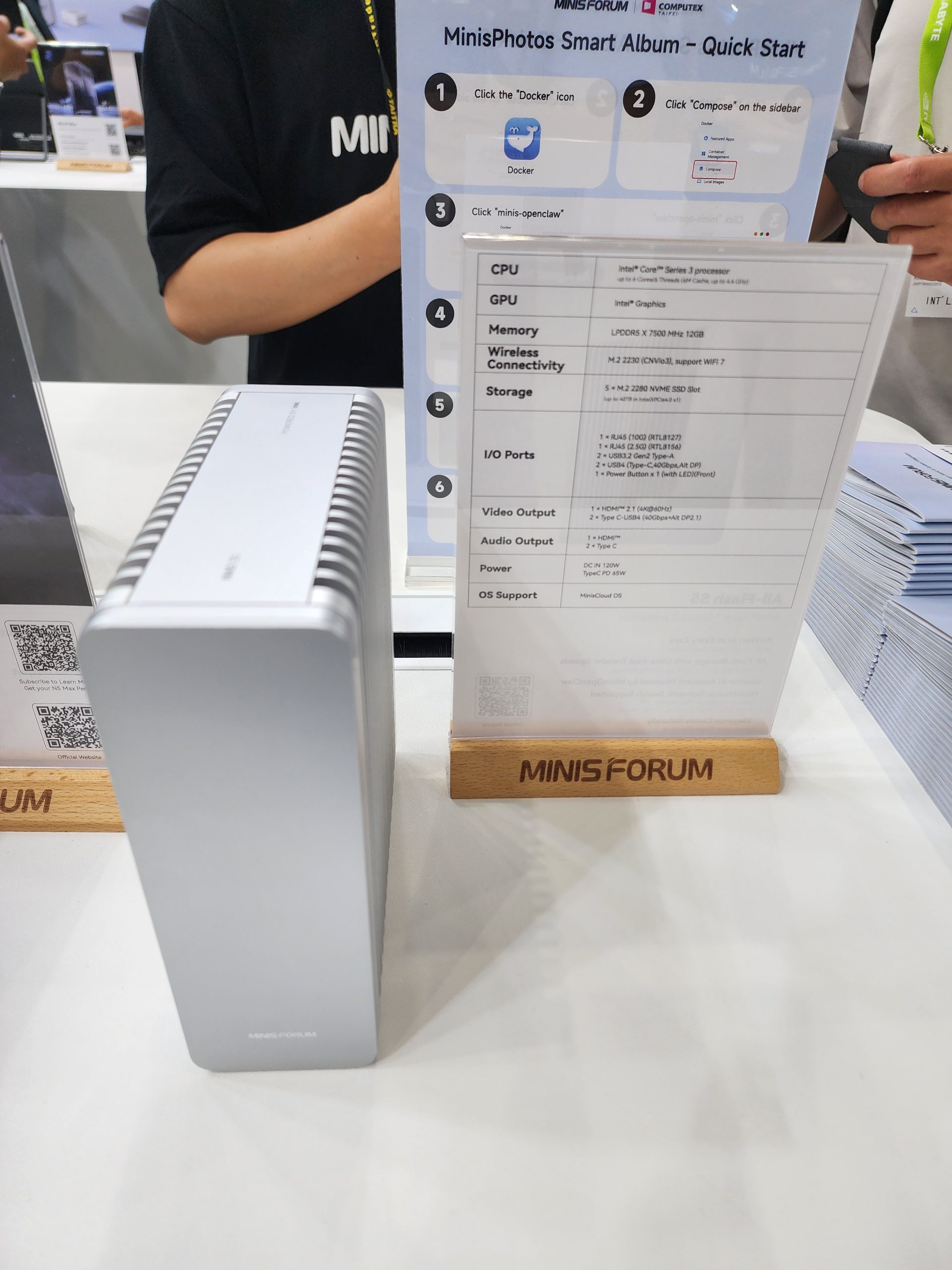 Minisforum демонструє Strix Halo та безшумні NAS "Wildcat Lake" на Computex, а також представляє нові міні-ПК з Intel Core Ultra та Core 6 Minisforum демонструє Strix Halo та безшумні NAS "Wildcat Lake" на Computex, а також представляє нові міні-ПК з Intel Core Ultra та Core 6