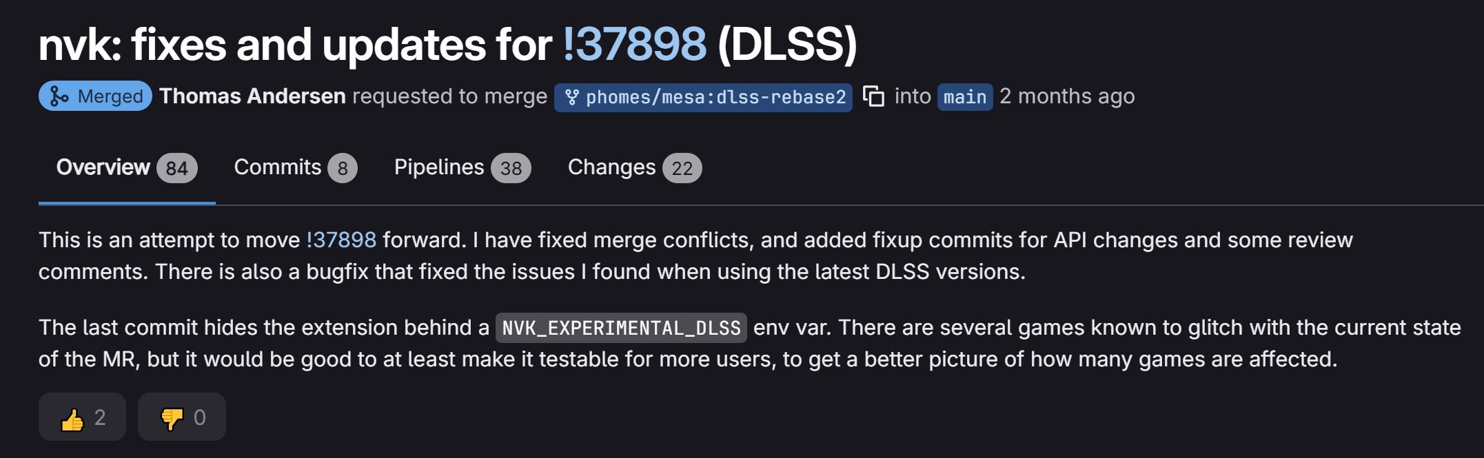 NVK Vulkan драйвер NVIDIA отримав підтримку DLSS з оновленням Mesa 26.2 2