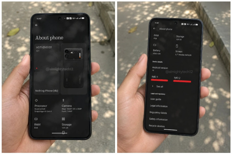  Nothing Phone (4b) 
