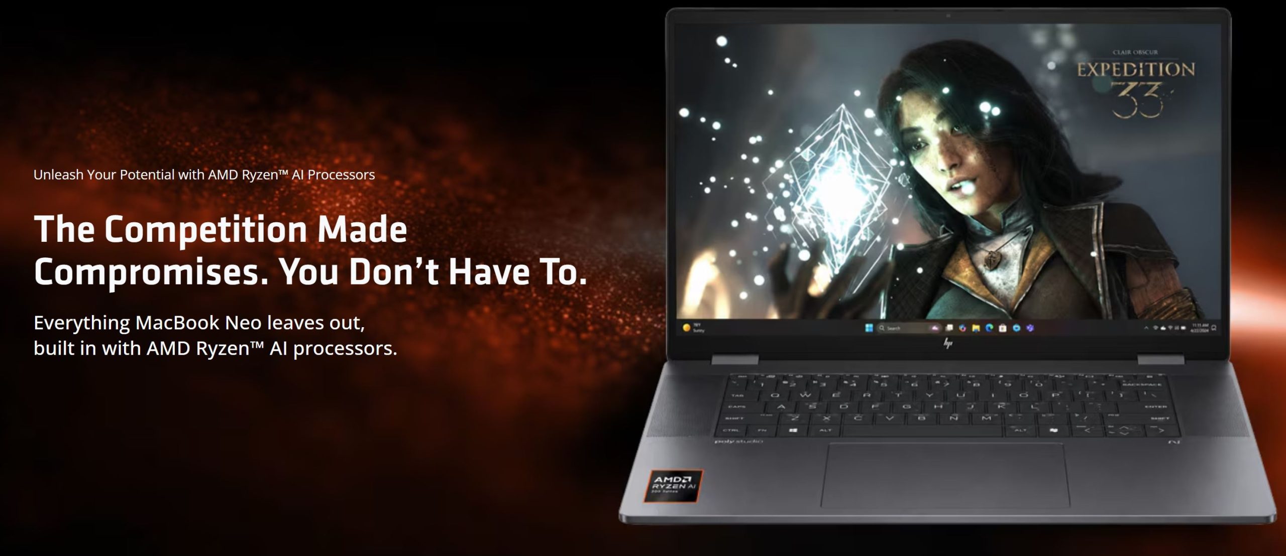 AMD: MacBook Neo програє ноутбукам з Ryzen у геймінгу 2