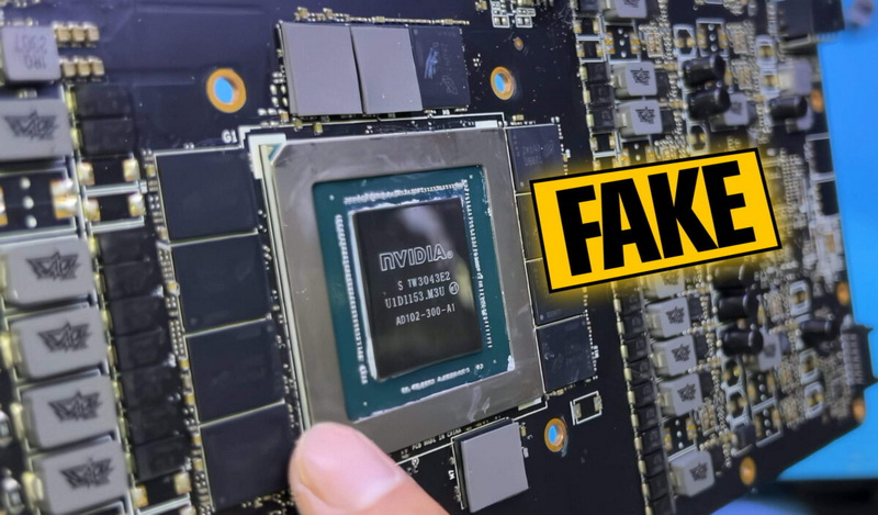Головна 40 Китайські підробки RTX 4090: пластикові чіпи замість справжніх GPU