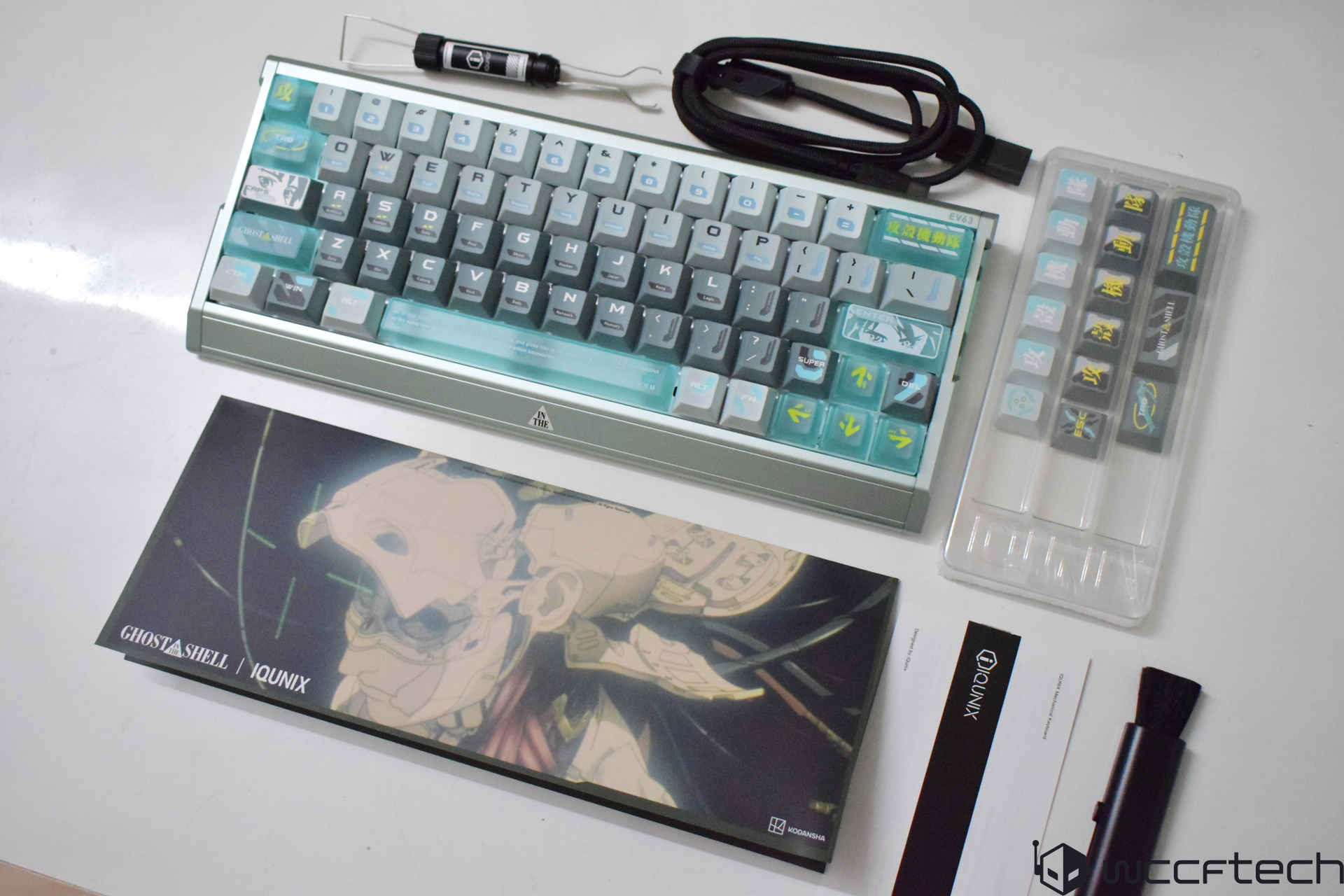 IQUNIX EV63 Ghost in the Shell: Магнітна клавіатура з приголомшливим дизайном та блискавичною продуктивністю 5