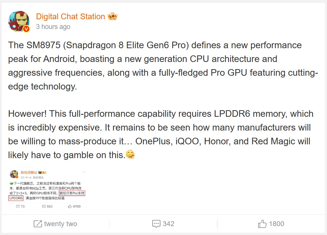 Розкрий повний потенціал Snapdragon 8 Elite Gen 6 Pro: поєднай чип із найшвидшою оперативною пам'яттю 2