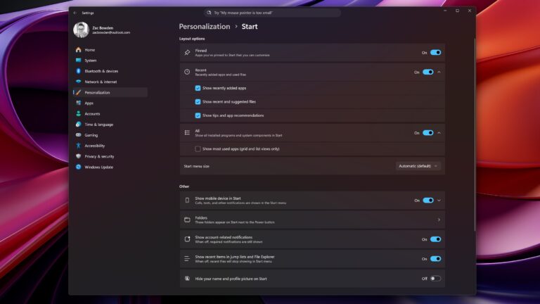 Windows 11: Здивований обсягом контролю над меню "Пуск", який нарешті надає Microsoft 15 Windows 11: Здивований обсягом контролю над меню "Пуск", який нарешті надає Microsoft 15