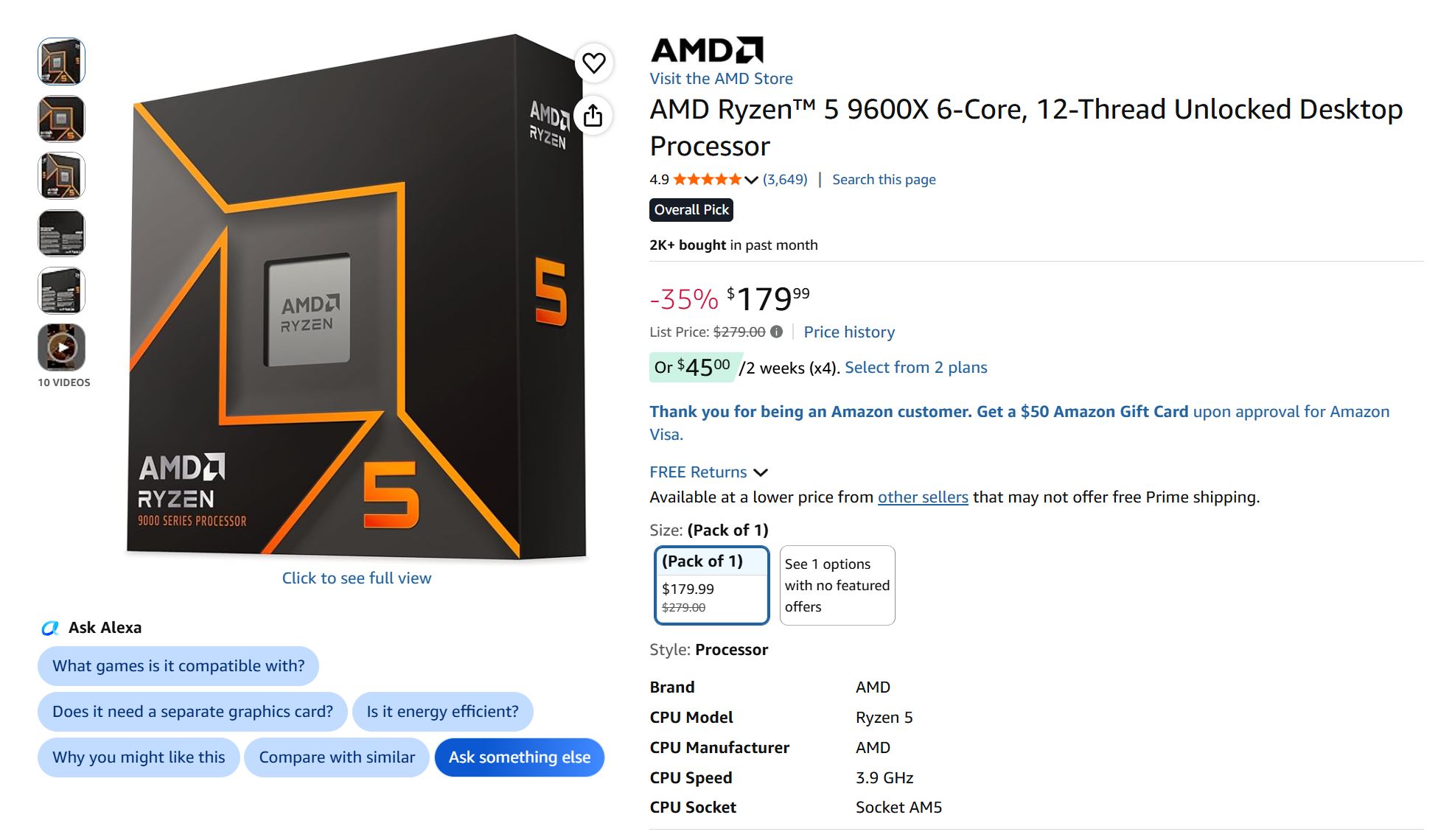 AMD знижує ціни на процесори 9600X та 7600X: зібрати потужний ПК з AM5 стало значно дешевше 2 AMD знижує ціни на процесори 9600X та 7600X: зібрати потужний ПК з AM5 стало значно дешевше 2