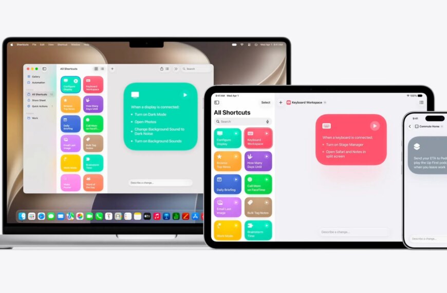 Apple дозволить створювати робочі процеси за допомогою ШІ у новій програмі Shortcuts