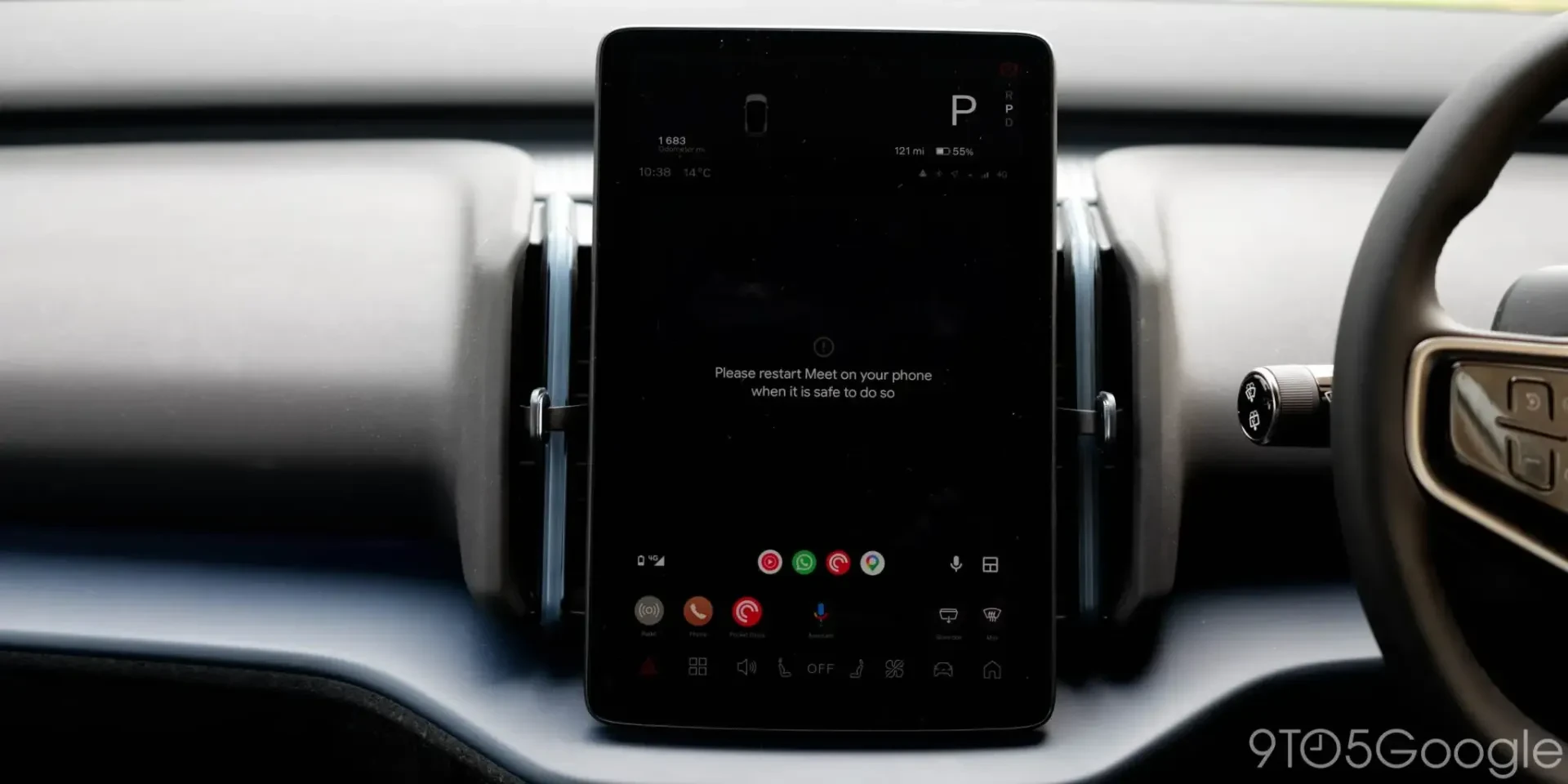 Google Meet на Android Auto тепер доступний усім користувачам 3