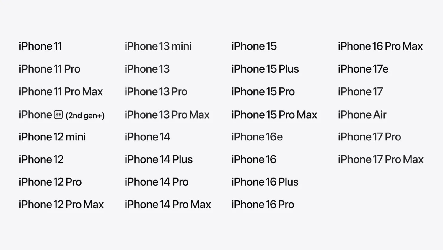iOS 27: Які моделі iPhone отримають новітнє оновлення? 2 iOS 27: Які моделі iPhone отримають новітнє оновлення? 2