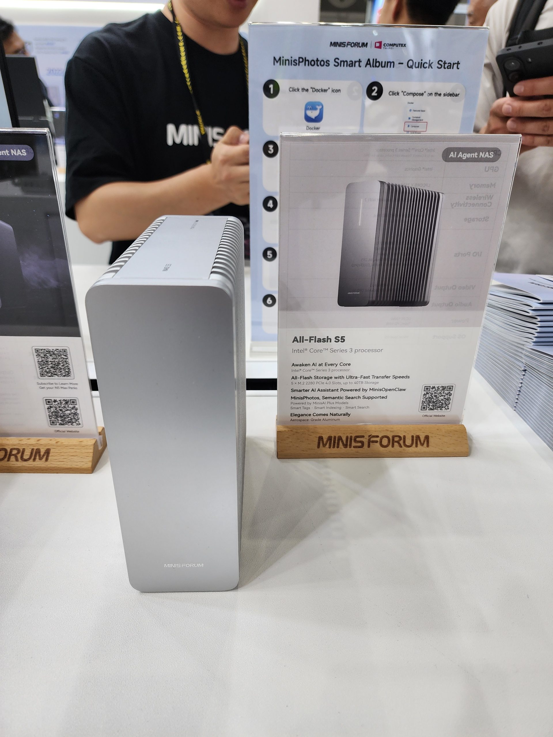 Minisforum демонструє Strix Halo та безшумні NAS "Wildcat Lake" на Computex, а також представляє нові міні-ПК з Intel Core Ultra та Core 5 Minisforum демонструє Strix Halo та безшумні NAS "Wildcat Lake" на Computex, а також представляє нові міні-ПК з Intel Core Ultra та Core 5