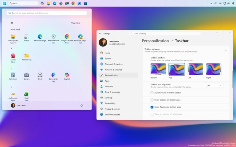 Windows 11 переосмислює меню "Пуск" та панель завдань: чи поверне це користувачів? 10