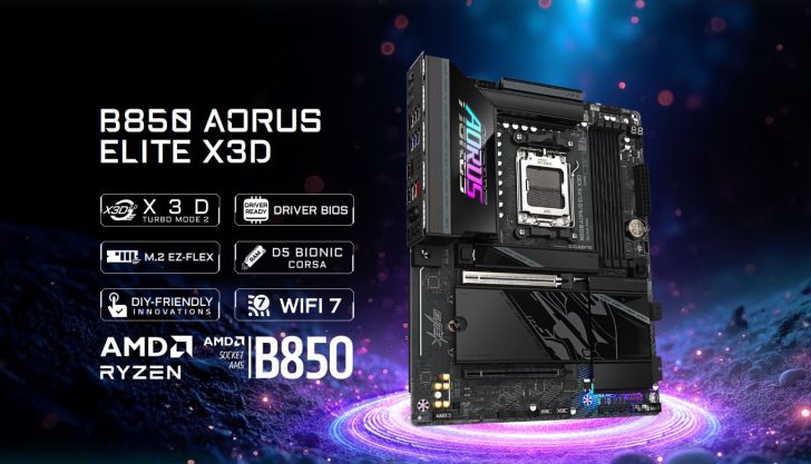 GIGABYTE представить материнську плату B850 AORUS Elite X3D з підтримкою X3D Turbo Mode 2.0 1 GIGABYTE представить материнську плату B850 AORUS Elite X3D з підтримкою X3D Turbo Mode 2.0 1