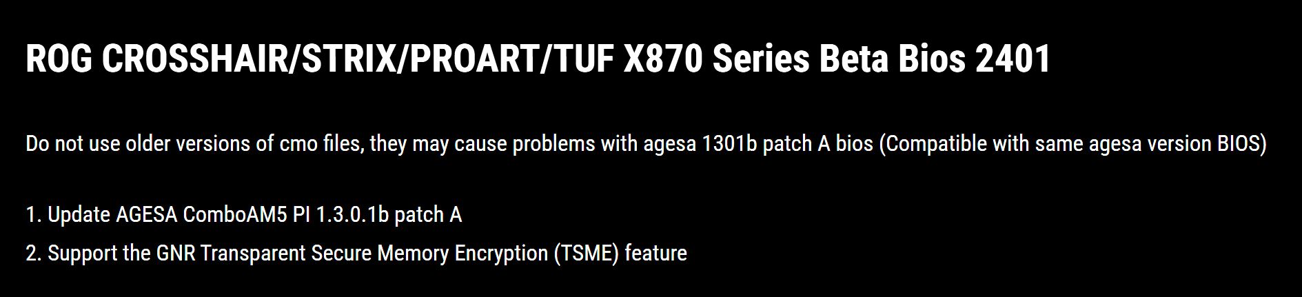 ASUS випустила нове BIOS-оновлення, що повертає TSME для процесорів Ryzen 2