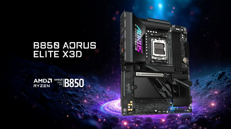Gigabyte презентувала B850 Aorus Elite X3D: нові оптимізації для процесорів Ryzen X3D