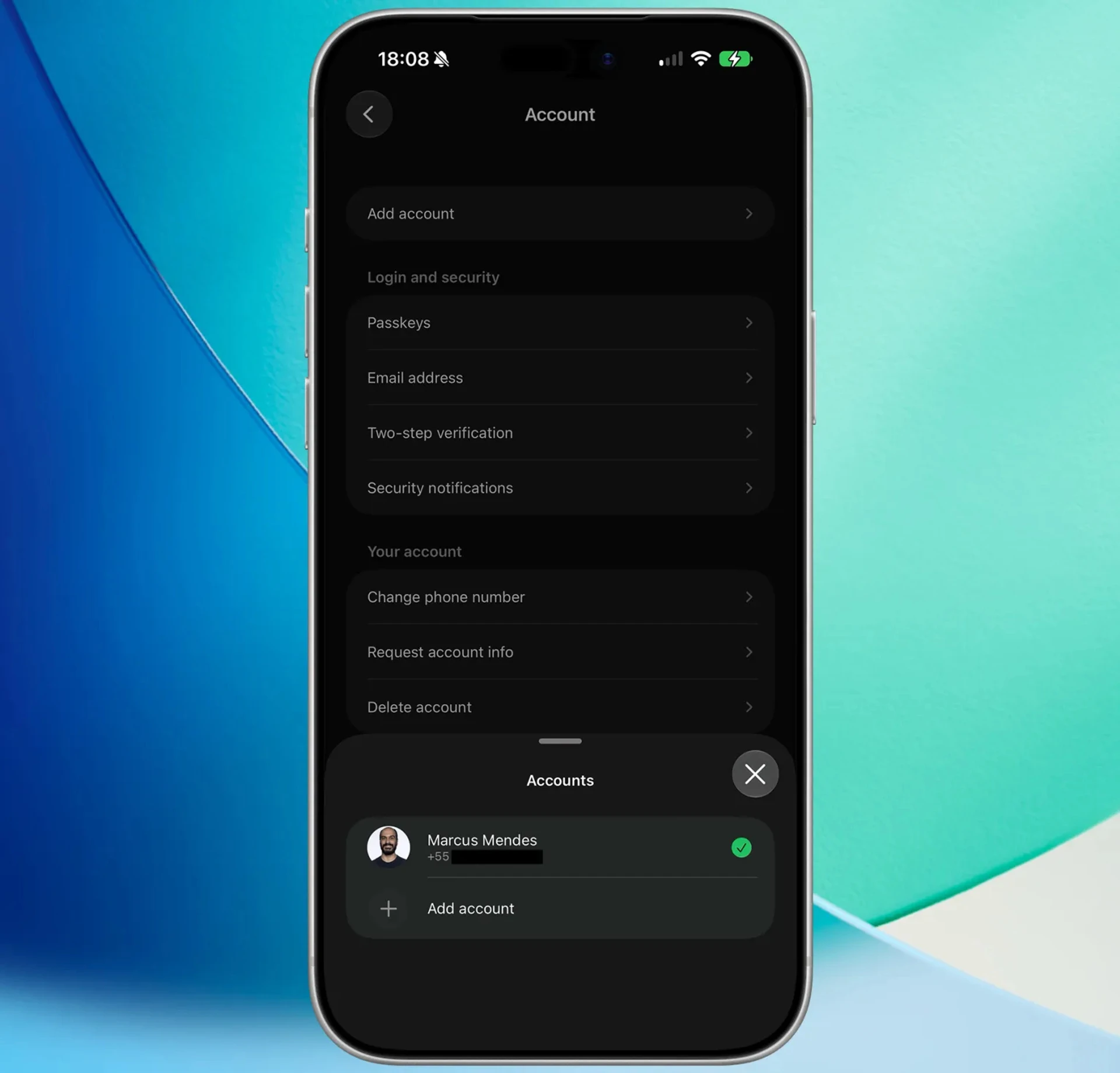 WhatsApp: підтримка кількох облікових записів тепер доступна на iOS 2