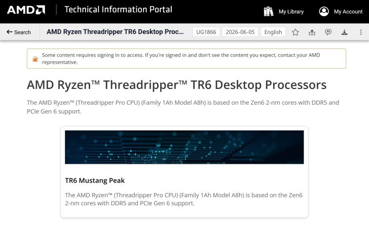 AMD підтверджує Threadripper "Mustang Peak": нова платформа TR6, ядра Zen 6 на 2 нм та PCIe Gen6 2 AMD підтверджує Threadripper "Mustang Peak": нова платформа TR6, ядра Zen 6 на 2 нм та PCIe Gen6 2