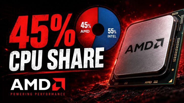 AMD святкує: частка на ринку процесорів Steam сягнула 45% завдяки новітнім дослідженням 49 AMD святкує: частка на ринку процесорів Steam сягнула 45% завдяки новітнім дослідженням 45