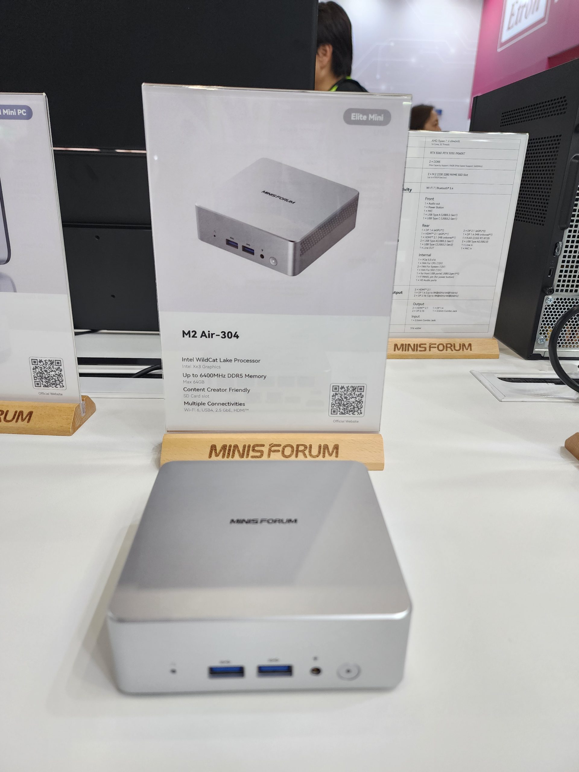 Minisforum демонструє Strix Halo та безшумні NAS "Wildcat Lake" на Computex, а також представляє нові міні-ПК з Intel Core Ultra та Core 16 Minisforum демонструє Strix Halo та безшумні NAS "Wildcat Lake" на Computex, а також представляє нові міні-ПК з Intel Core Ultra та Core 16