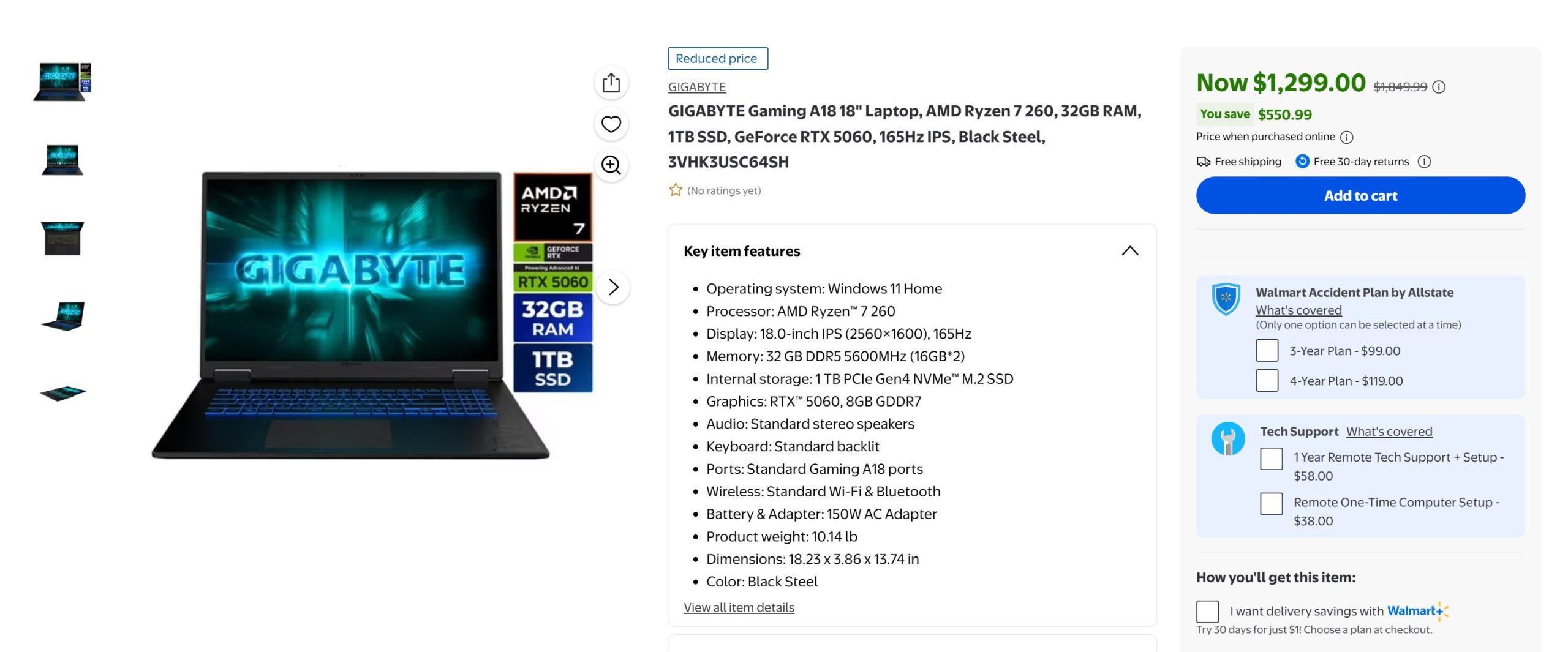 Відкрий для себе ігрові ноутбуки GIGABYTE RTX 5060: неймовірні ціни у Walmart від $999! 3 Відкрий для себе ігрові ноутбуки GIGABYTE RTX 5060: неймовірні ціни у Walmart від $999! 3